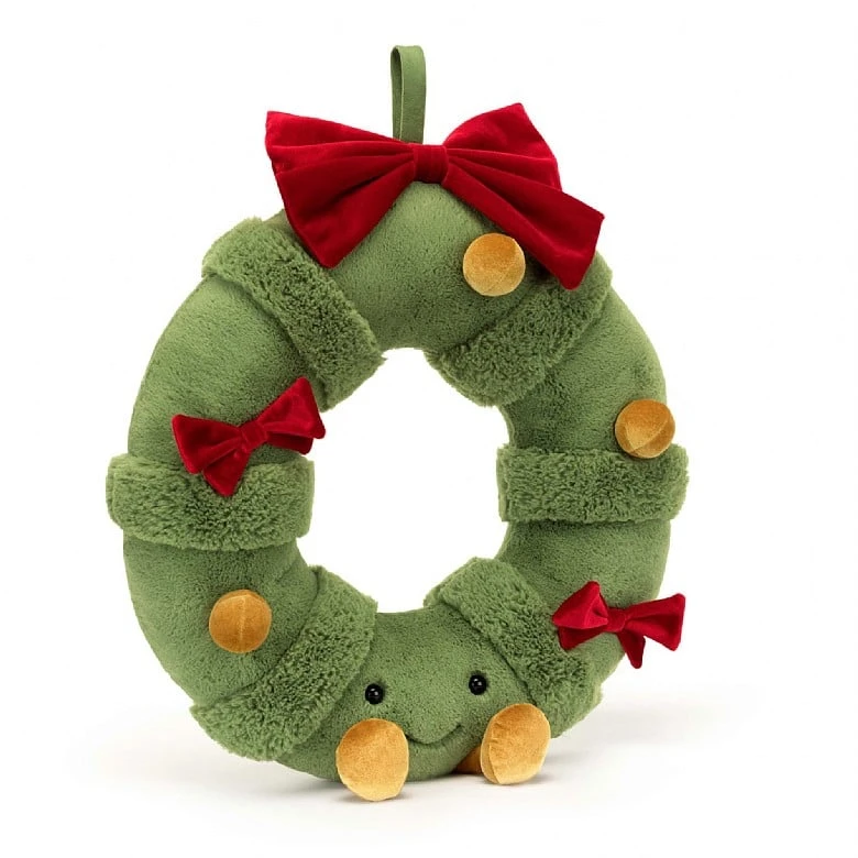 Jellycat Amuseable Decorated Christmas Wreath 44 X 37 Cm 3 Jellycat Amuseable Decorated Christmas Wreath 44 X 37 Cm