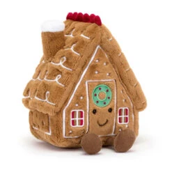 Jellycat Amuseable Gingerbread House 22cm X 18cm X 14cm