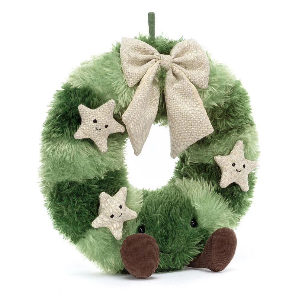 Jellycat Amuseable Nordic Spruce Wreath 35cm X 18cm X 7cm 3 Jellycat Amuseable Nordic Spruce Wreath 35cm X 18cm X 7cm