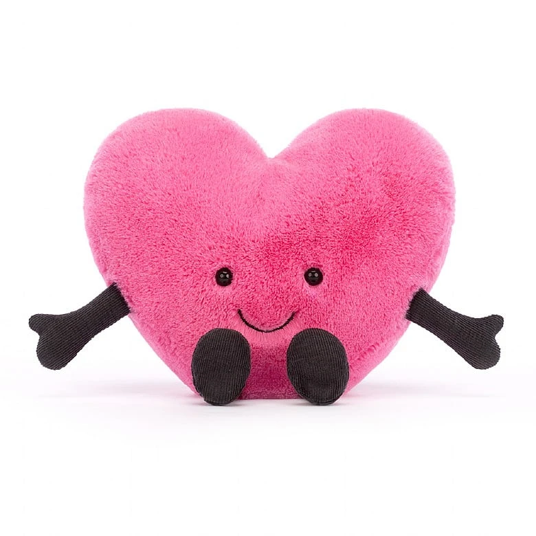 Jellycat Amuseable Pink Heart Little 11 X 13 Cm 3 Jellycat Amuseable Pink Heart Little 11 X 13 Cm