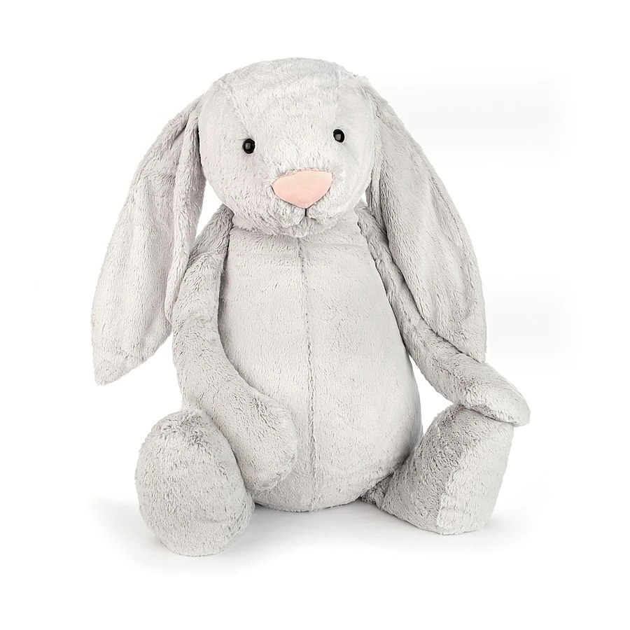 Jellycat Bashful Silver Bunny Really Really Big 108 X 46 Cm 3 Jellycat Bashful Silver Bunny Really Really Big 108 X 46 Cm