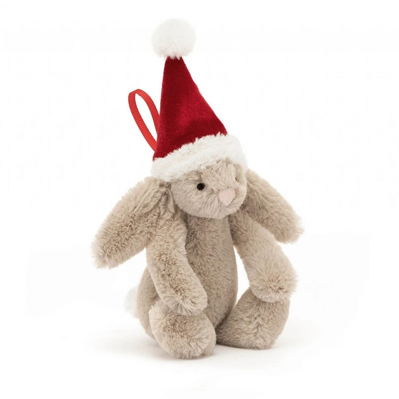 Jellycat Bashful Christmas Bunny Decoration 13 X 6 Cm 3 Jellycat Bashful Christmas Bunny Decoration 13 X 6 Cm