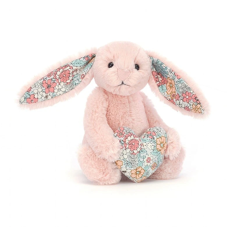 Jellycat Blossom Blush Heart Bunny 15 X 8 Cm 3 Jellycat Blossom Blush Heart Bunny 15 X 8 Cm