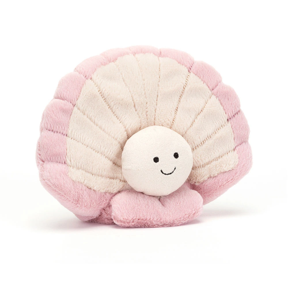 Jellycat Clemmie Clam 16 X 19 X 9 Cm 3 Jellycat Clemmie Clam 16 X 19 X 9 Cm