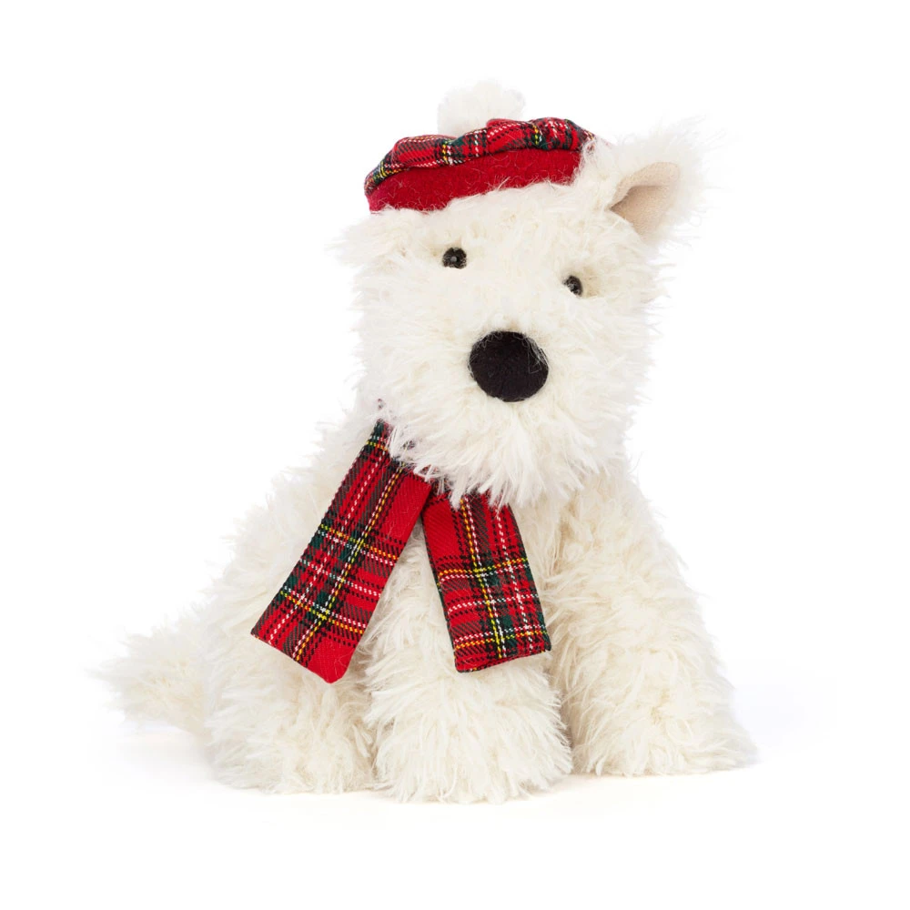 Jellycat Winter Warmer Munro Scottie Dog 21cm X 12cm X 15cm 3 Jellycat Winter Warmer Munro Scottie Dog 21cm X 12cm X 15cm
