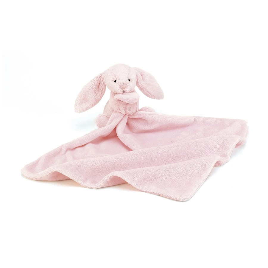 Jellycat Bashful Pink Bunny Soother 34 X 34 Cm 3 Jellycat Bashful Pink Bunny Soother 34 X 34 Cm