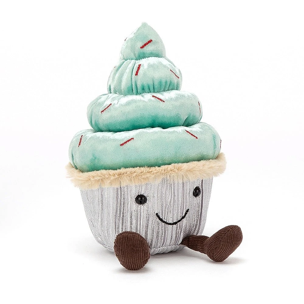 Jellycat Knuffel Minty Cutie Cupcake 4 Jellycat Knuffel Minty Cutie Cupcake - Afbeelding 2