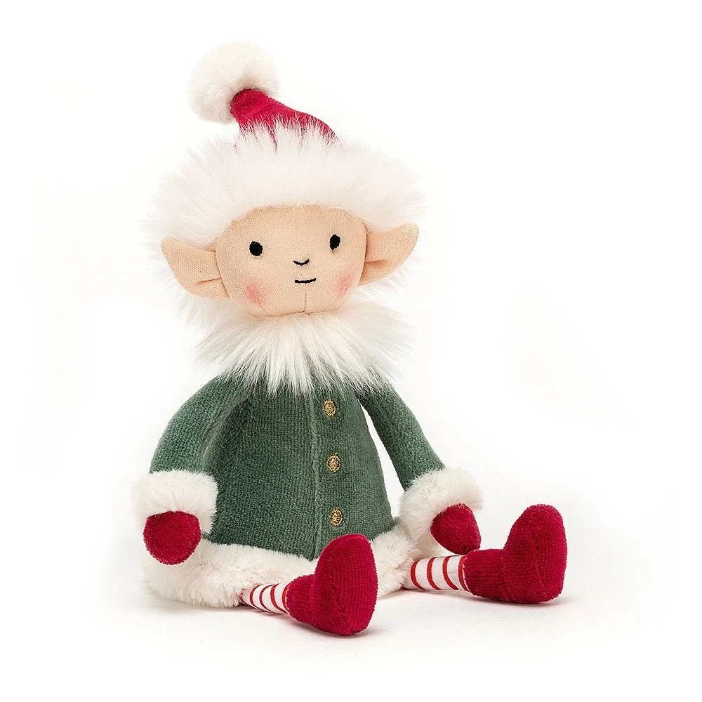Jellycat Knuffel Leffy Elf 3 Jellycat Knuffel Leffy Elf