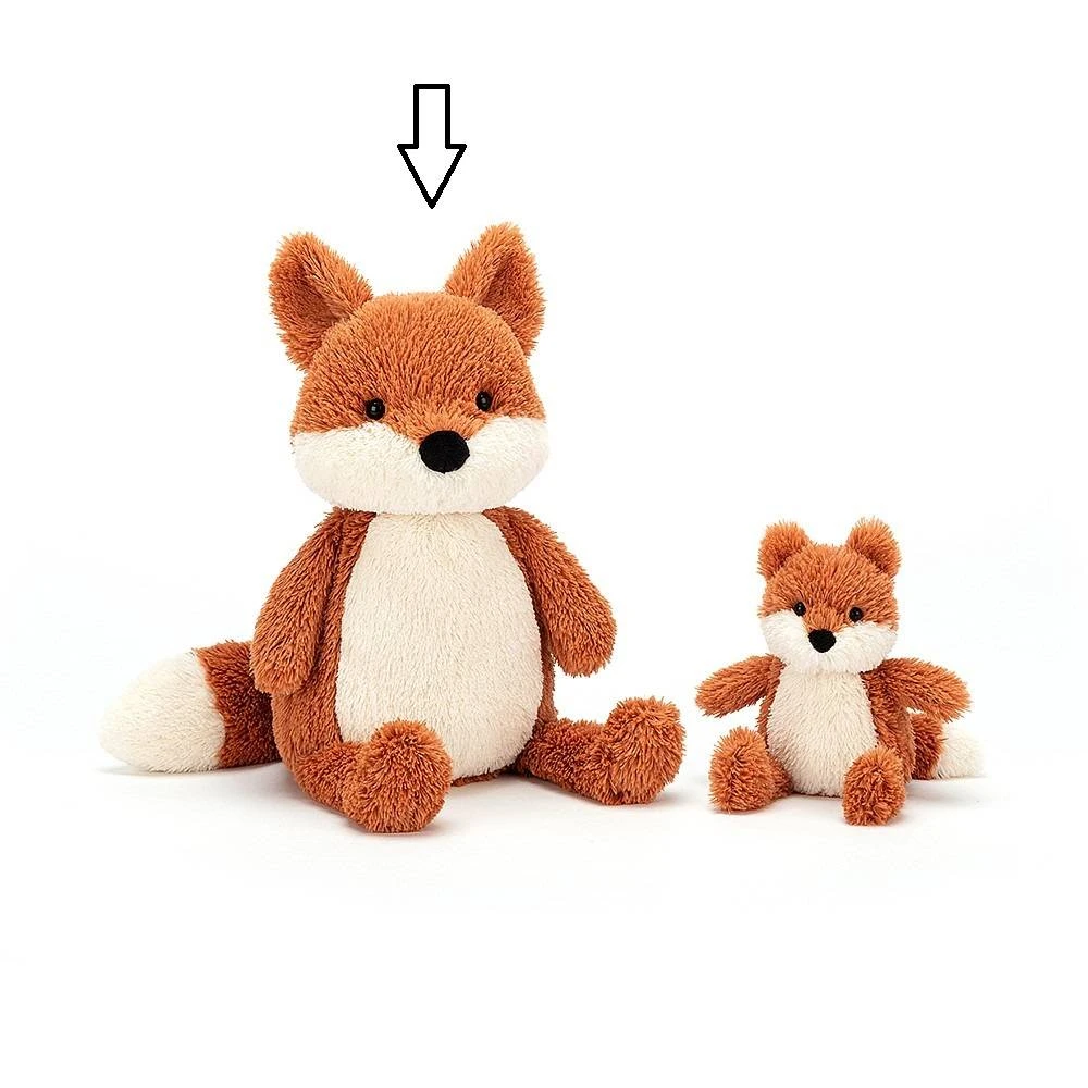 Jellycat Knuffel Vos Peanut Fox 4 Jellycat Knuffel Vos Peanut Fox - Afbeelding 2