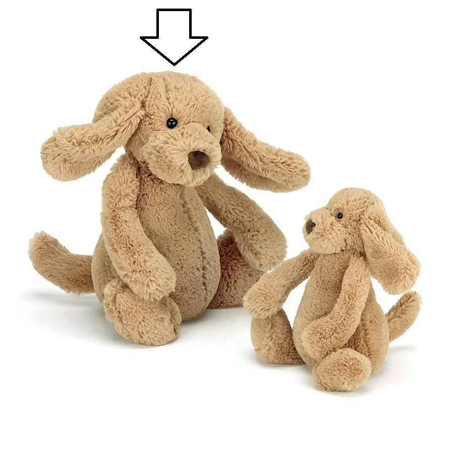 Jellycat Knuffel Hond Bashful Toffee Puppy 4 Jellycat Knuffel Hond Bashful Toffee Puppy - Afbeelding 2
