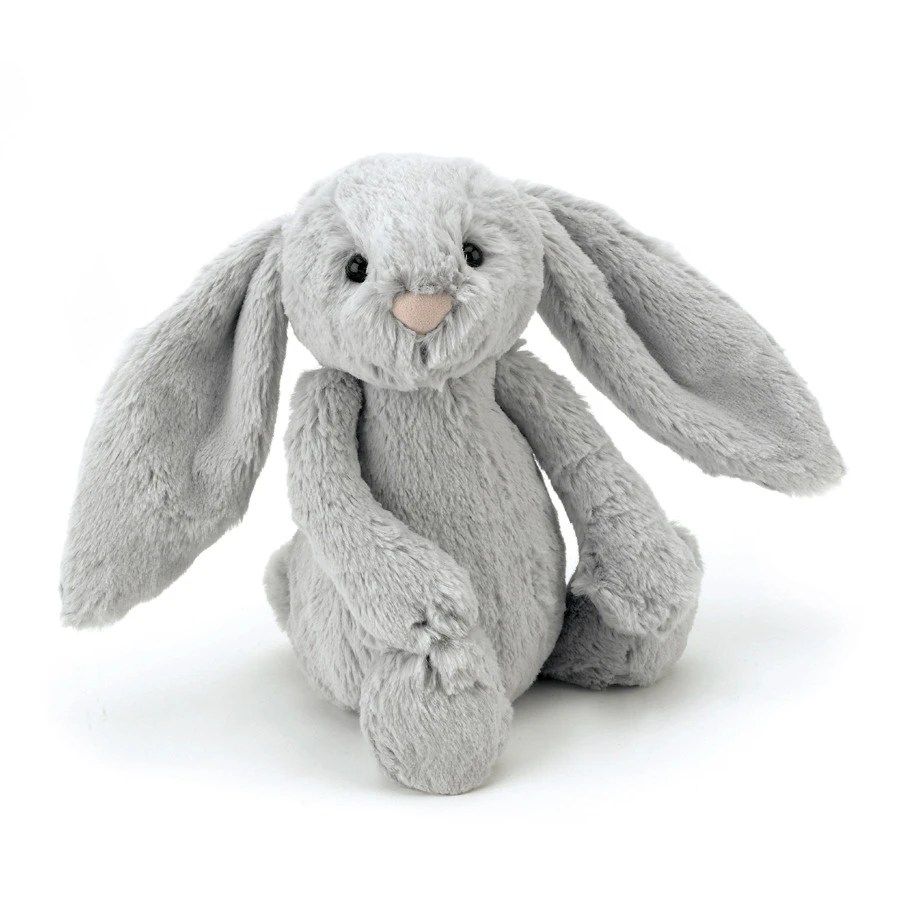 Jellycat Knuffel Konijn Bashful Silver Bunny Medium 3 Jellycat Knuffel Konijn Bashful Silver Bunny Medium