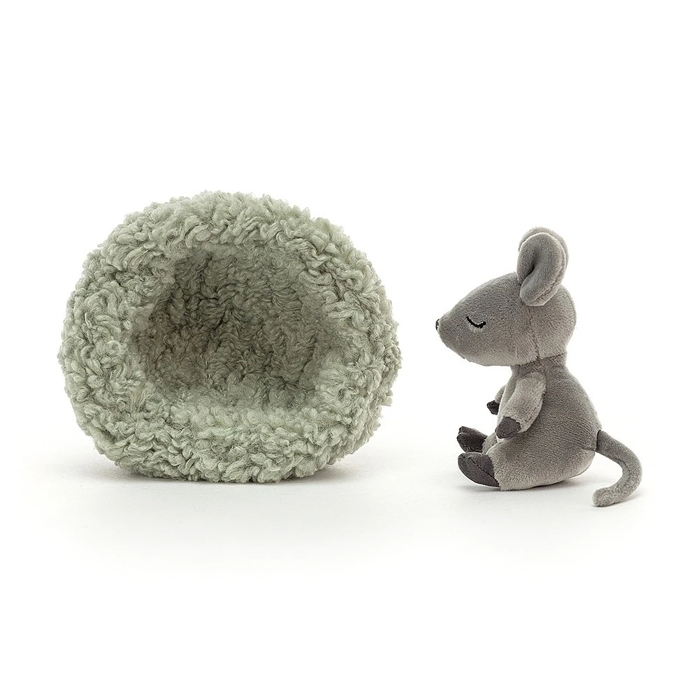 Jellycat Knuffel Muis Hibernating Mouse 4 Jellycat Knuffel Muis Hibernating Mouse - Afbeelding 2