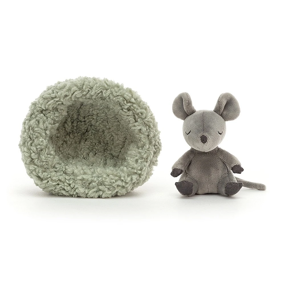 Jellycat Knuffel Muis Hibernating Mouse 5 Jellycat Knuffel Muis Hibernating Mouse - Afbeelding 3