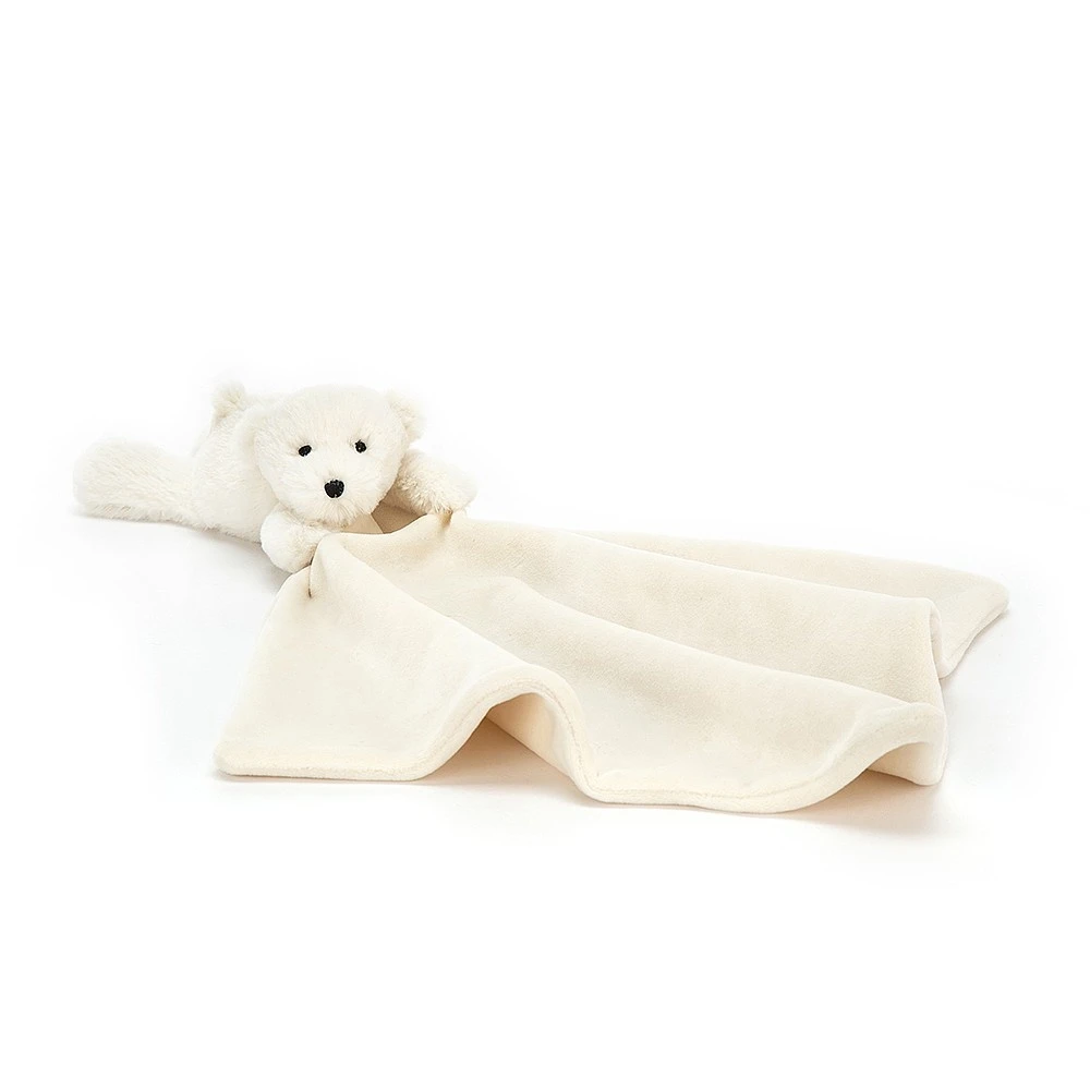 Jellycat Knuffeldoek IJsbeer Shooshu Perry Polar Bear Soother 3 Jellycat Knuffeldoek IJsbeer Shooshu Perry Polar Bear Soother