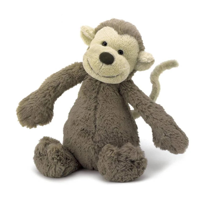 Jellycat Knuffel Aap Bashful Monkey 3 Jellycat Knuffel Aap Bashful Monkey
