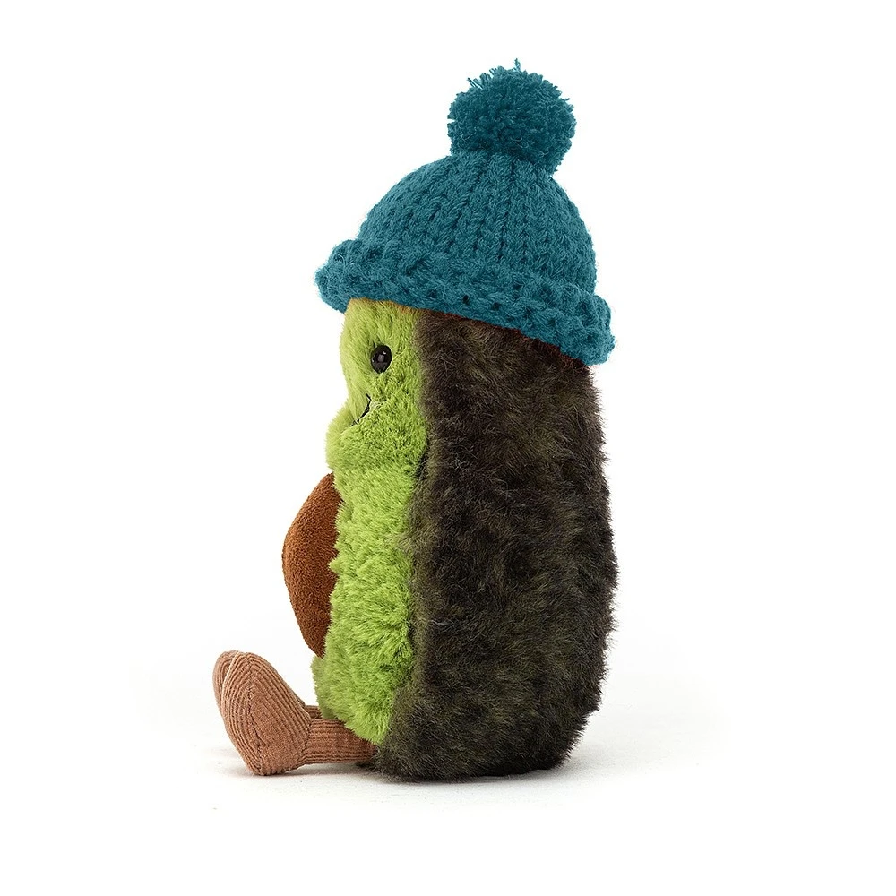Jellycat Knuffel Amuseble Cozi Avocado Teal 4 Jellycat Knuffel Amuseble Cozi Avocado Teal - Afbeelding 2