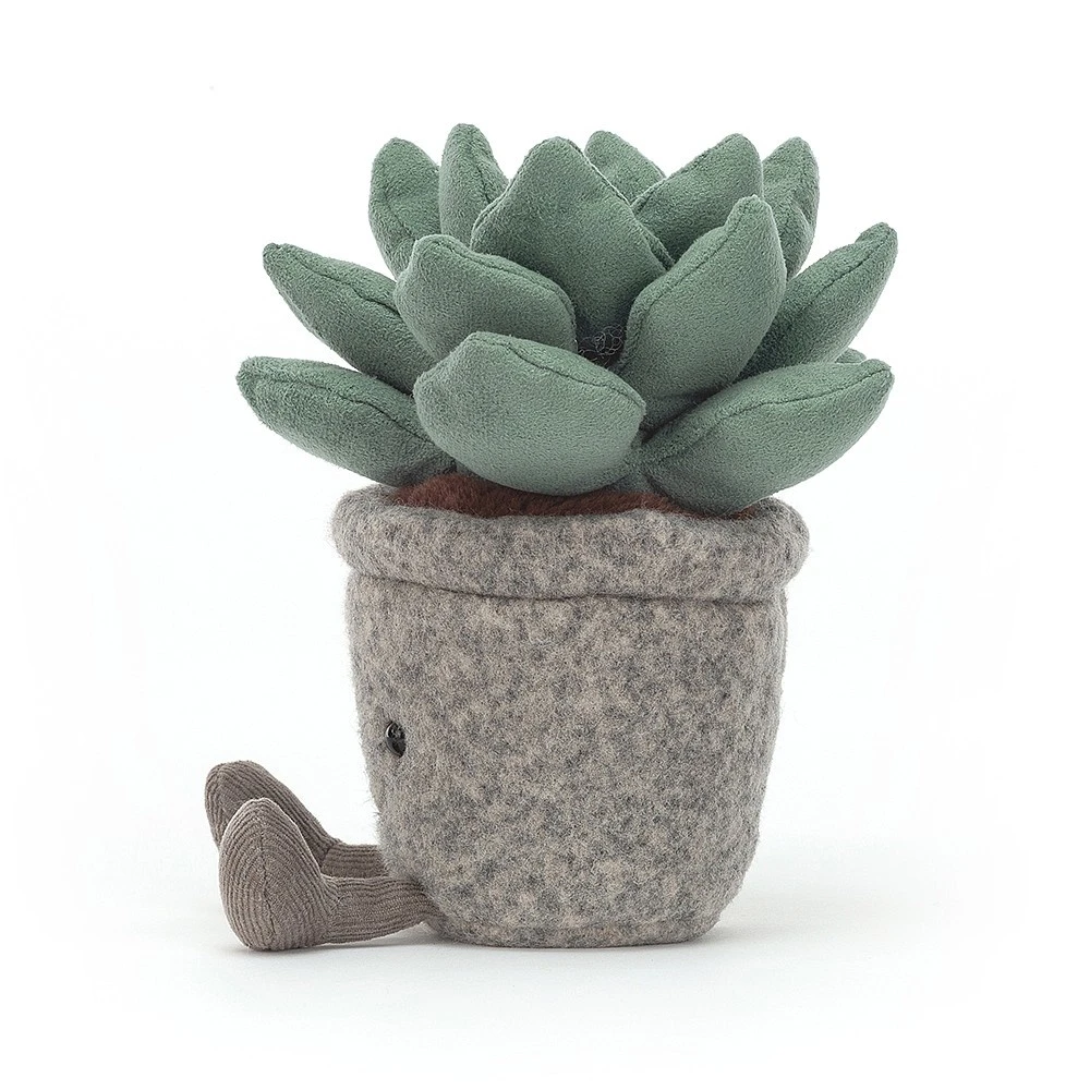 Jellycat Knuffel Plant Silly Succulent Azulita 4 Jellycat Knuffel Plant Silly Succulent Azulita - Afbeelding 2