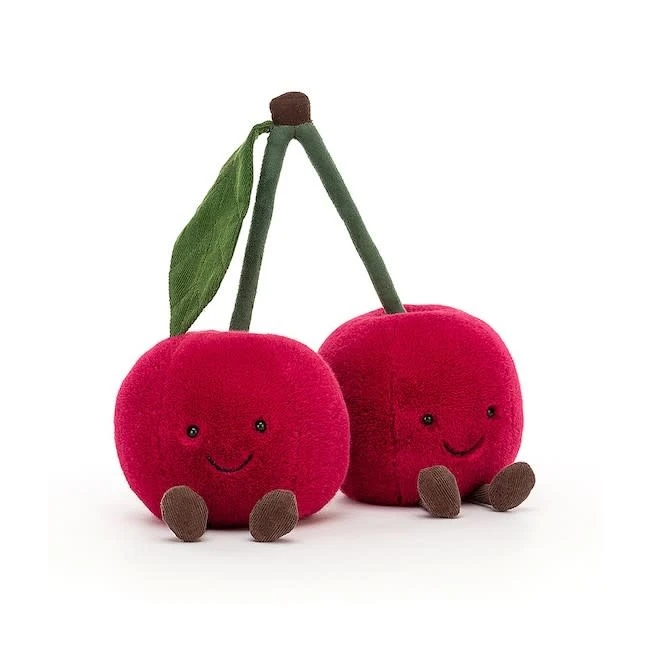 JELLYCAT AMUSEABLE CHERRIES 3 JELLYCAT AMUSEABLE CHERRIES