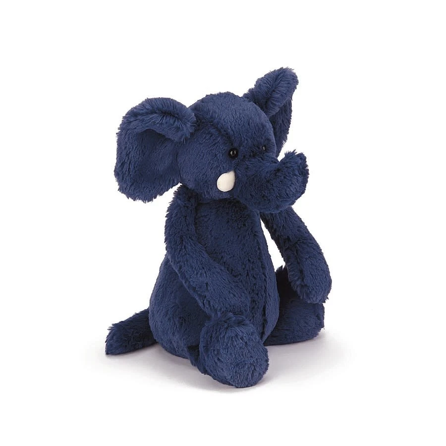 JELLYCAT BASHFUL MEDIUM BLUE ELEPHANT 3 JELLYCAT BASHFUL MEDIUM BLUE ELEPHANT