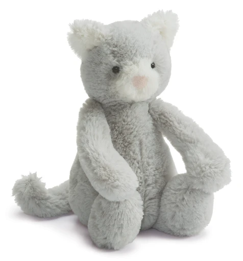 JELLYCAT BASHFUL MEDIUM GREY KITTY 3 JELLYCAT BASHFUL MEDIUM GREY KITTY