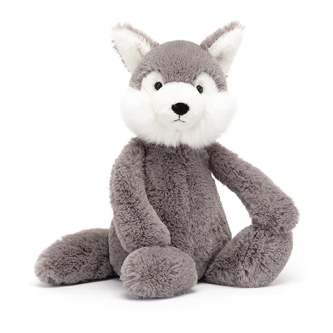 JELLYCAT BASHFUL MEDIUM WOLF 3 JELLYCAT BASHFUL MEDIUM WOLF