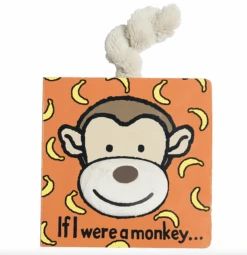 JELLYCAT IF I WERE A MONKEY BOARD BOOK