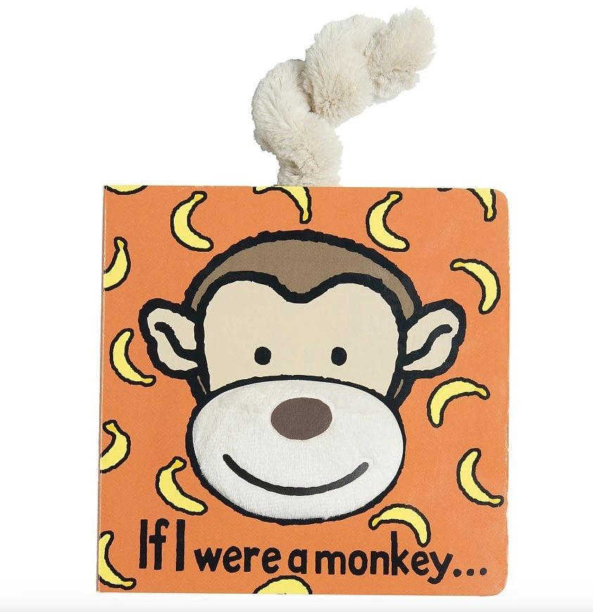 JELLYCAT IF I WERE A MONKEY BOARD BOOK 3 JELLYCAT IF I WERE A MONKEY BOARD BOOK