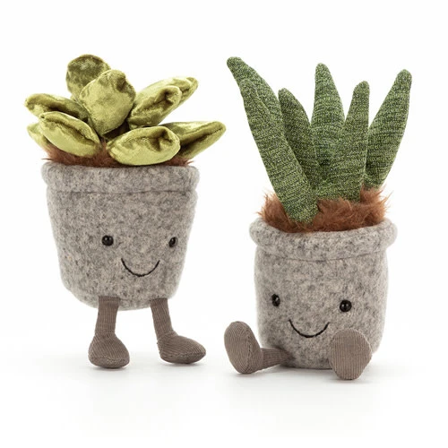 Jellycat Jellycat Knuffels - Silly Succulent Jade, 16cm 4 Jellycat Jellycat Knuffels - Silly Succulent Jade, 16cm - Afbeelding 2