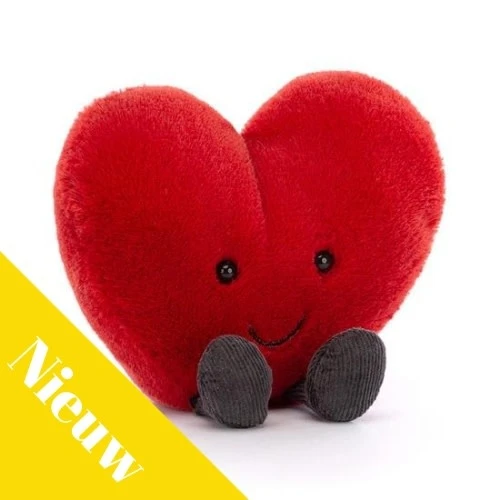 Jellycat Knuffels - Amuseable Red Heart 3 Jellycat Knuffels - Amuseable Red Heart