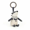 JELLYCAT LITTLE RAMBLER BADGER RATTLE 2 JELLYCAT LITTLE RAMBLER BADGER RATTLE -JELLYCAT Winkel jellycat little rambler badger rattle