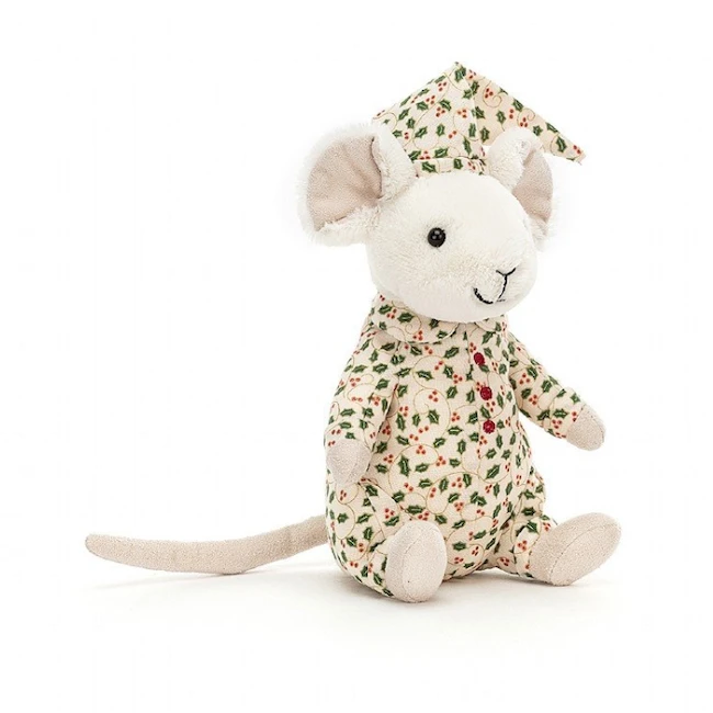 JELLYCAT MERRY MOUSE WREATH 4 JELLYCAT MERRY MOUSE WREATH - Afbeelding 2