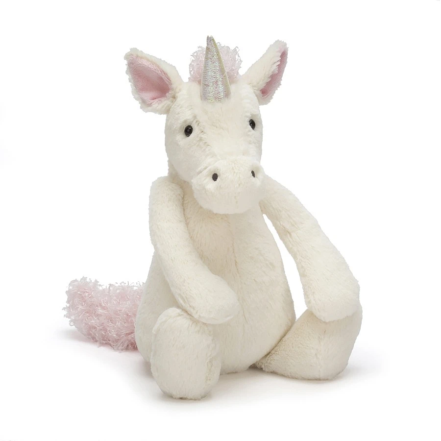 Jellycat Bashful Unicorn Medium 31 Cm 3 Jellycat Bashful Unicorn Medium 31 Cm